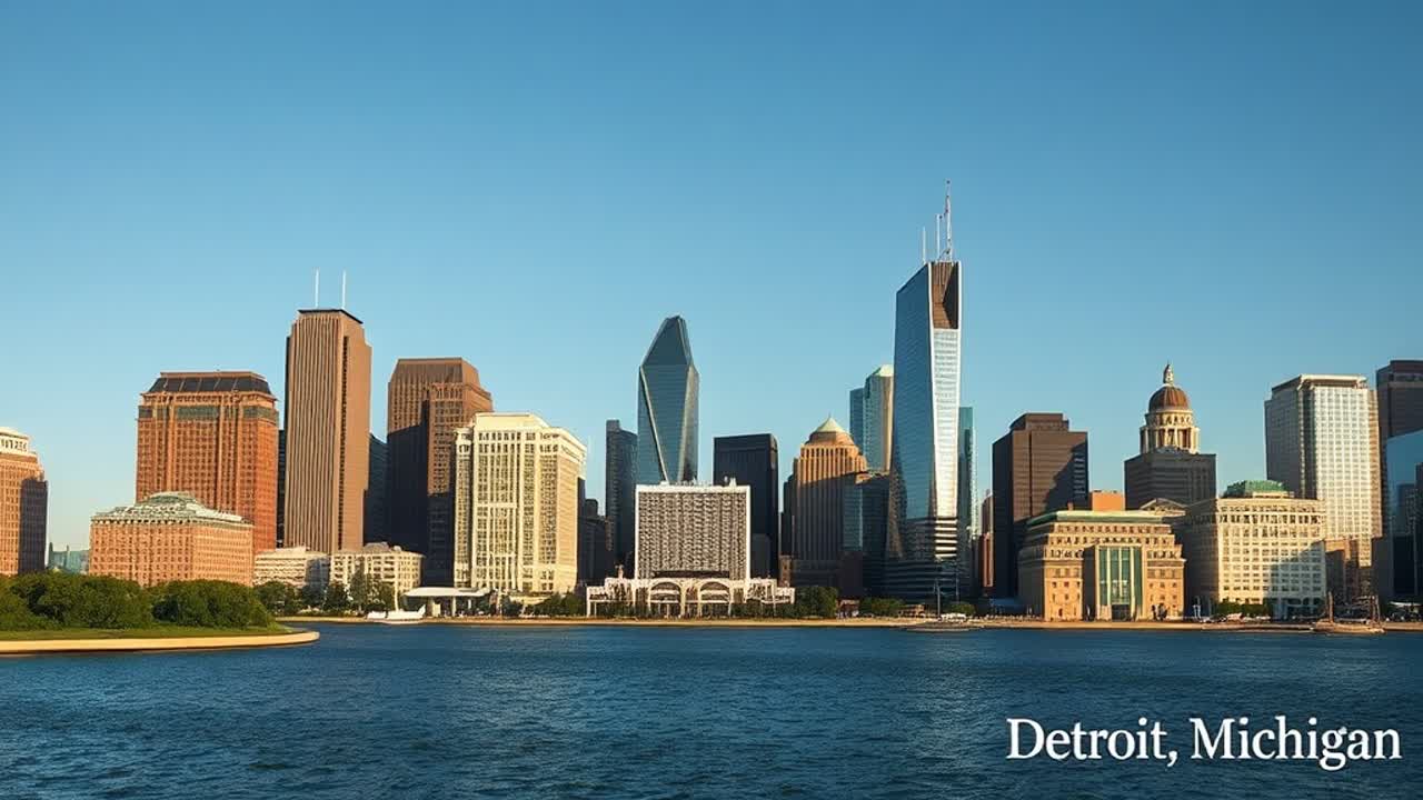 Detroit commercial district